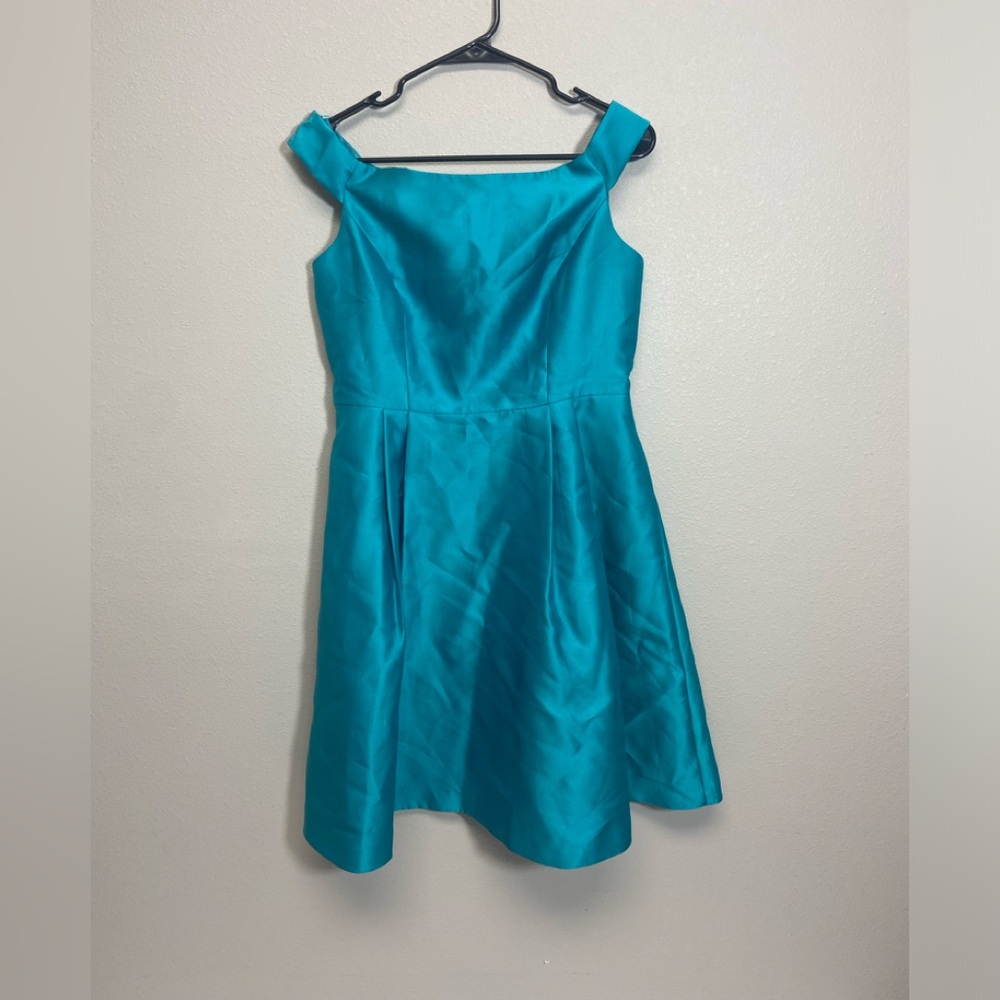 Adrianna Papell, simple, blue dress, size 8